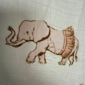MILKBARN Elephants Baby Blanket Rayon and Bamboo Blend 24"x 45"